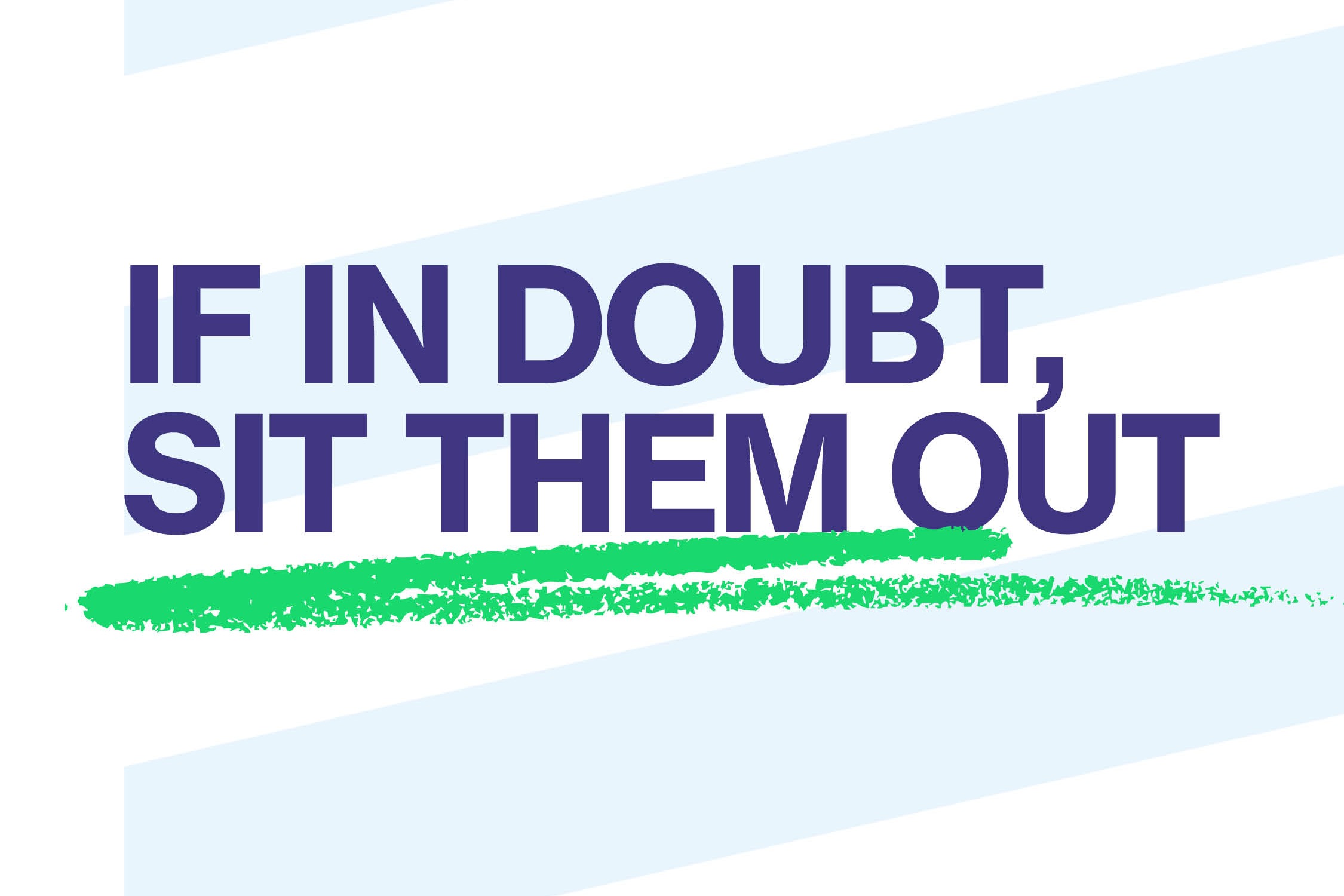 Updated UK Concussion Guidelines published underlining the message ‘If in doubt, sit them out’ news article image